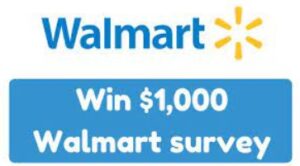 Walmart Survey survey.walmart.ca win 1 of $1000 gift cards
